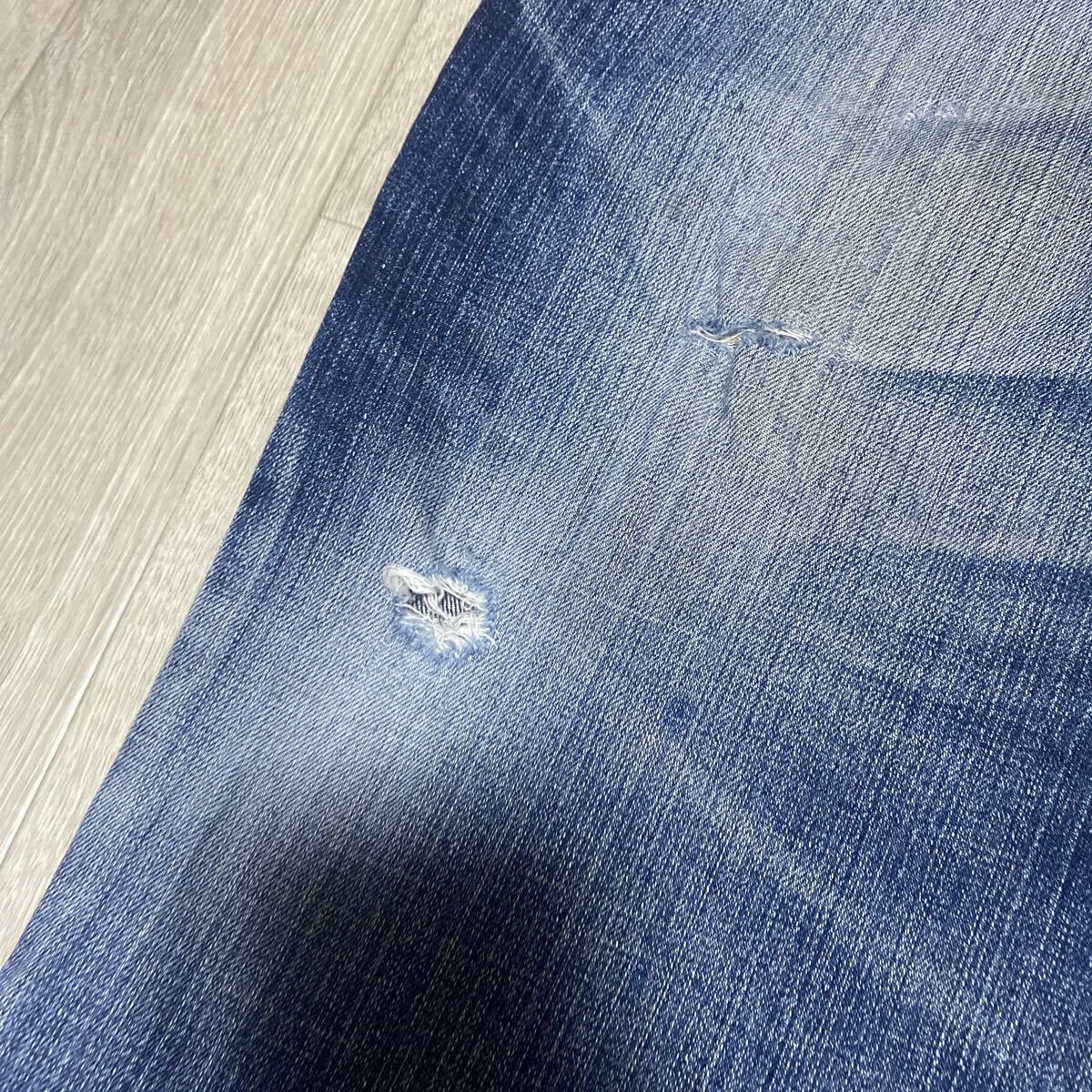 EDWIN f404 ジーンズ　W48インチ　ウエスト約118cm 送料無料　古着　日本製_画像6