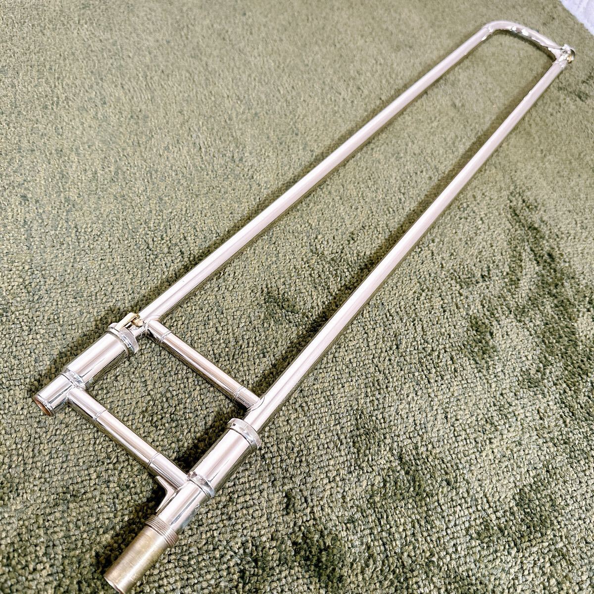 美品 希少 Bach Stradivarius 42B テナーバストロンボーン エルクハート ニッケルスライド バック _画像7