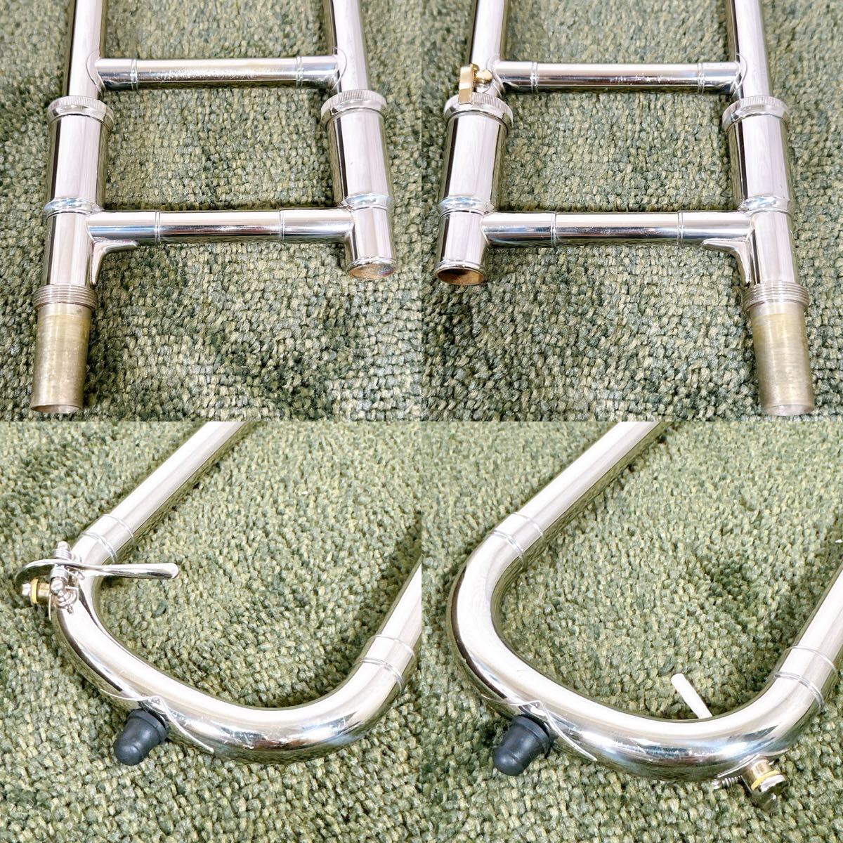 美品 希少 Bach Stradivarius 42B テナーバストロンボーン エルクハート ニッケルスライド バック _画像8