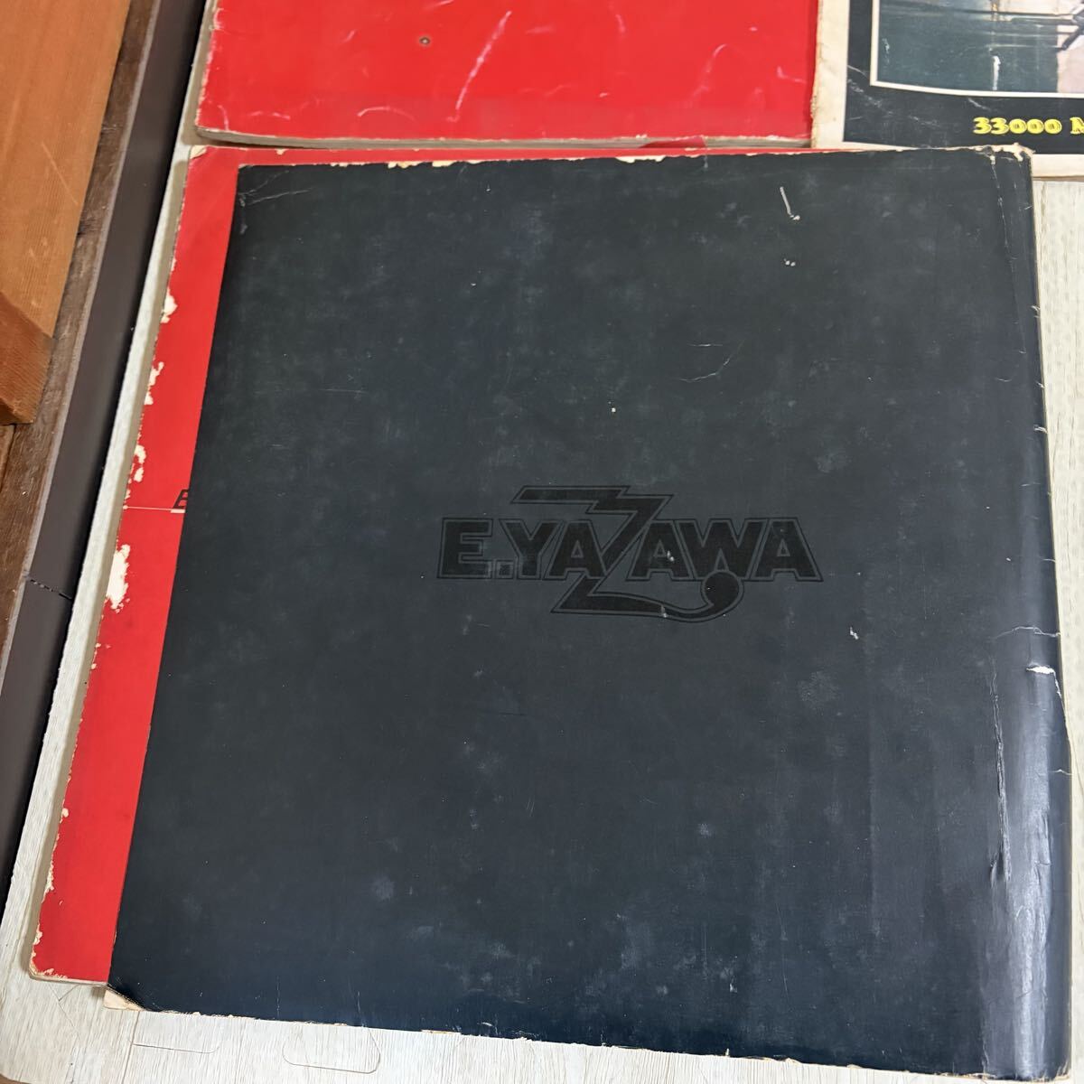 【ジャンク】切り抜き跡多数有　矢沢永吉　ツアーパンフ　レコード台紙など　まとめ売り_画像6