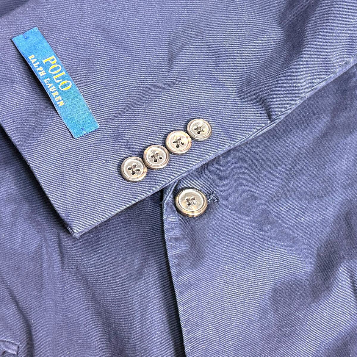 J6403 新品 ポロラルフローレン アンコンストラクテッド モダンテーラードジャケット ネイビー 40R POLO RALPH LAUREN_画像5