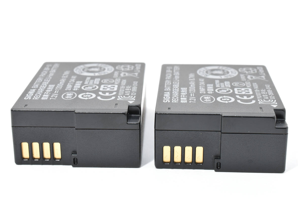 【美品】SIGMA シグマ バッテリー BP-51 2個_画像6