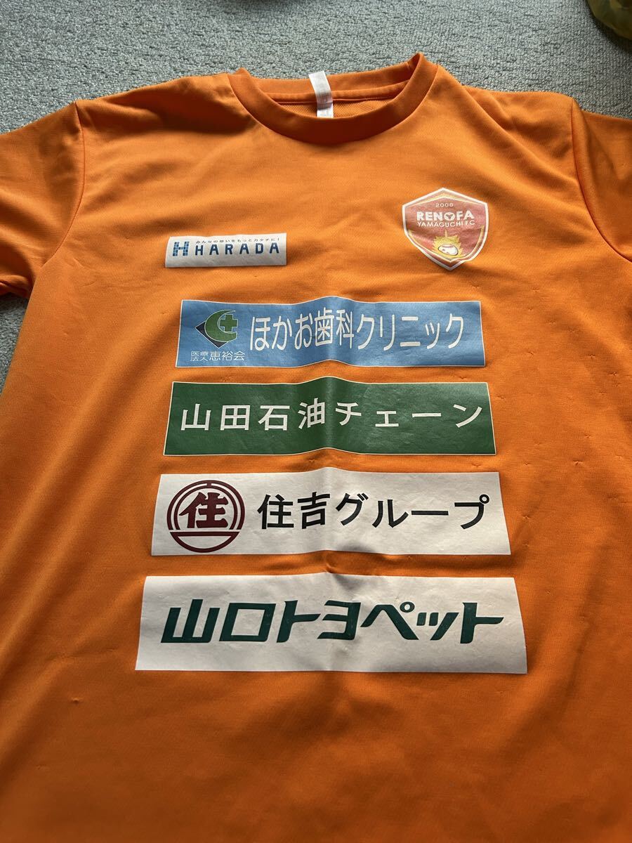 レノファ山口　トレーニングシャツ　練習着　支給品_画像1
