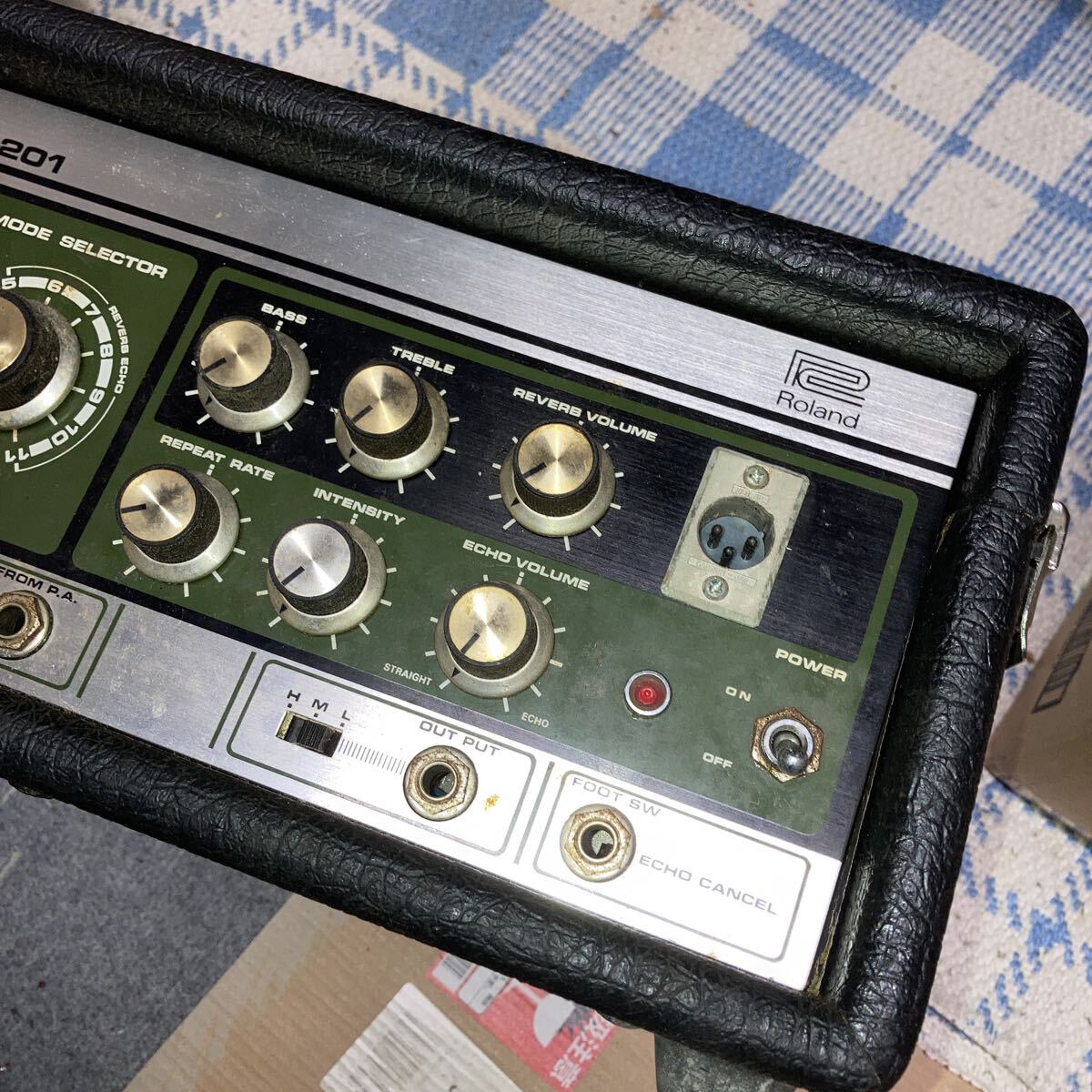 Roland Space eko -RE-201 эффектор электризация проверка только Junk