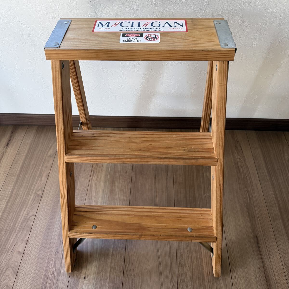 Michigan ladder ミシガンラダー　木製脚立USA製　廃盤品_画像2