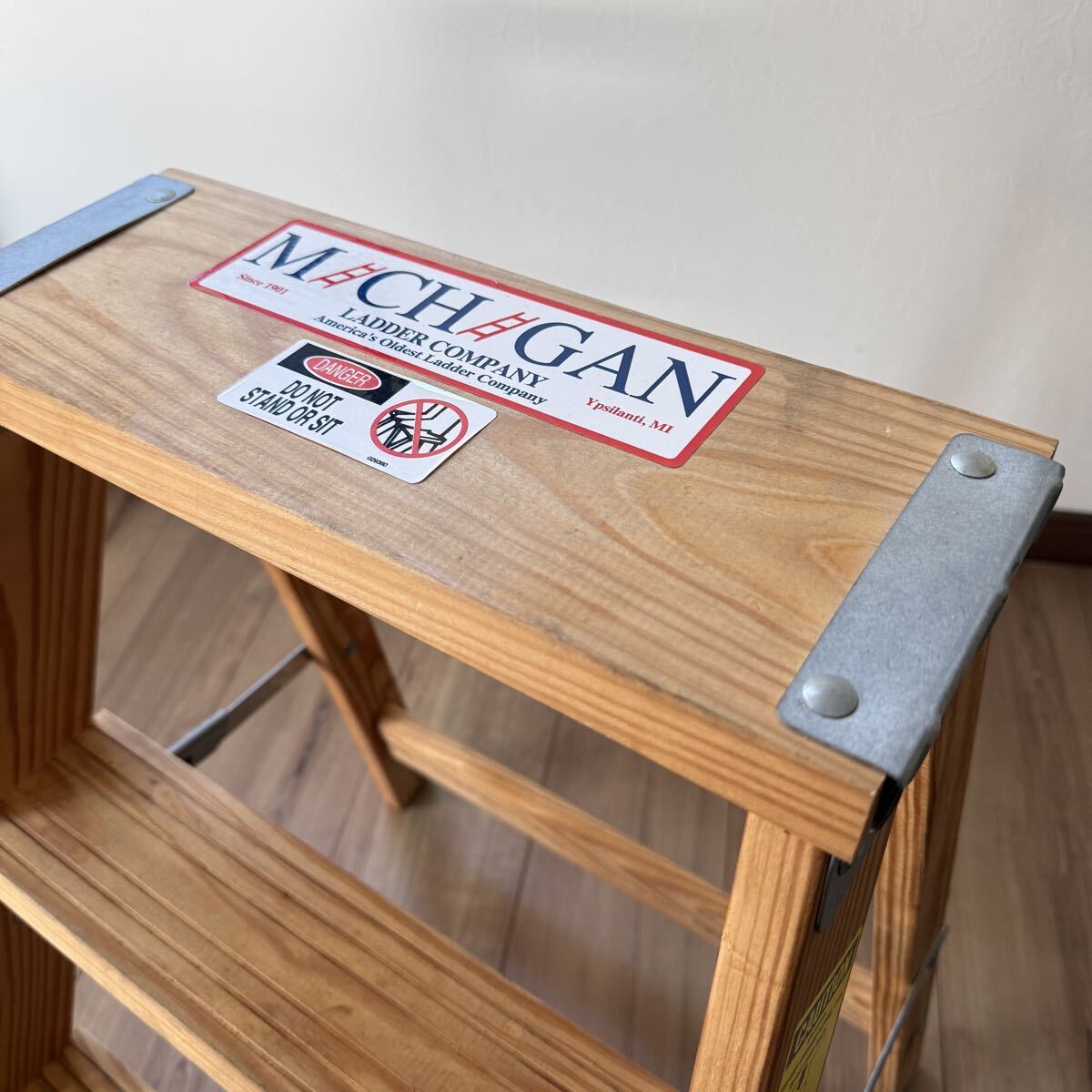 Michigan ladder ミシガンラダー　木製脚立USA製　廃盤品_画像6