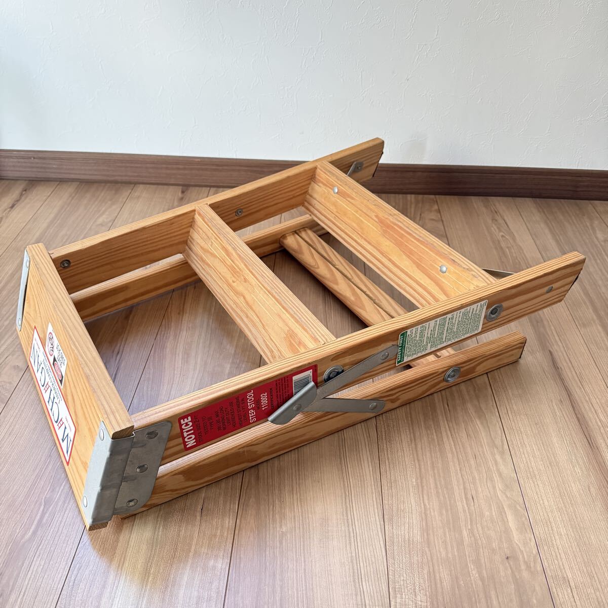 Michigan ladder ミシガンラダー　木製脚立USA製　廃盤品_画像8