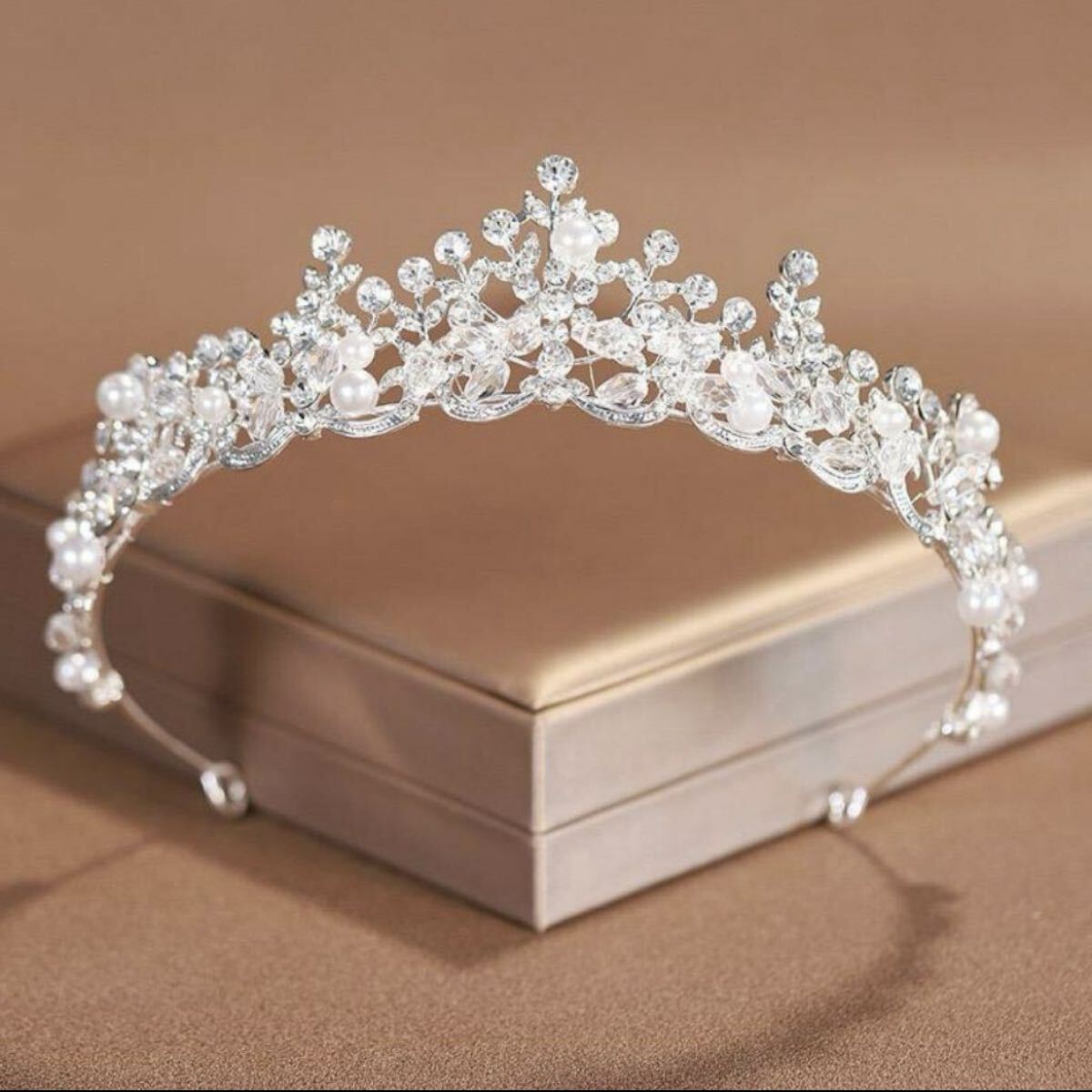  Tiara головной убор аксессуары для волос свадьба свадебный жемчуг свадьба серебряный аксессуары party 