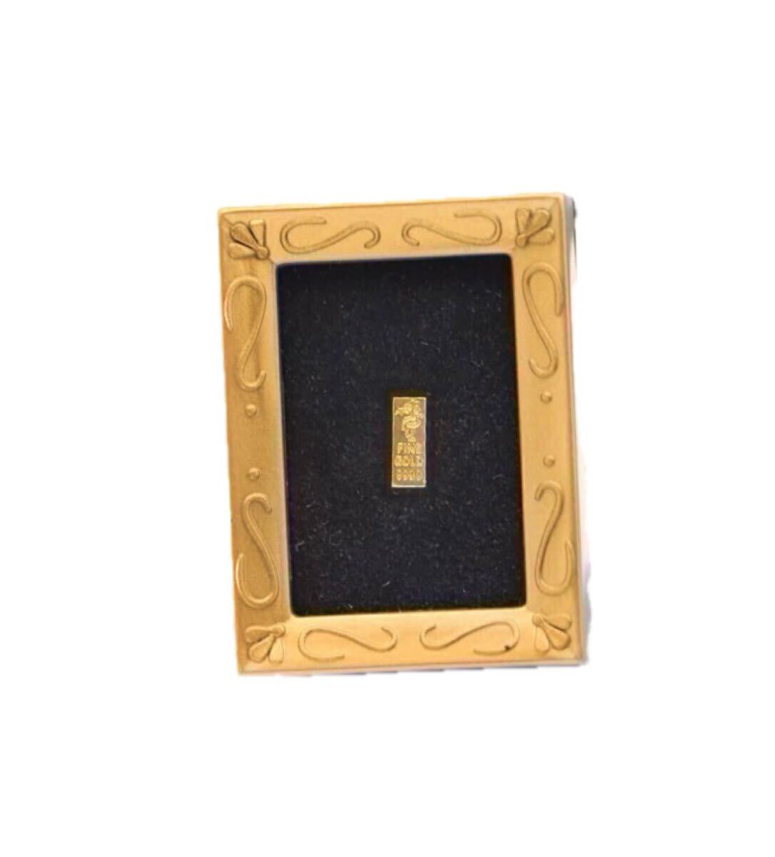 【保証書あり・未使用品】純金 (24k) 1グラム インゴット（桜デザイン）国内品　24金　貴金属　_画像3