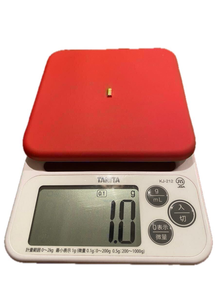 【保証書あり・未使用品】純金 (24k) 1グラム インゴット（桜デザイン）国内品　24金　貴金属　_画像7