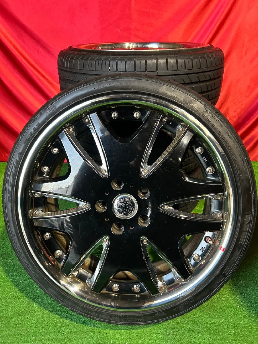 【溝アリ・2024年製】クラブリネア 19インチ 7.5J PCD114.3 5穴 ET53 NEXEN 225/35R19 ノア ヴォクシー　等_画像1