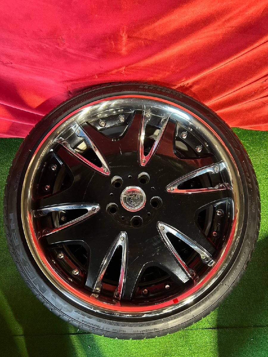 【溝アリ・2024年製】クラブリネア 19インチ 7.5J PCD114.3 5穴 ET53 NEXEN 225/35R19 ノア ヴォクシー　等_画像3