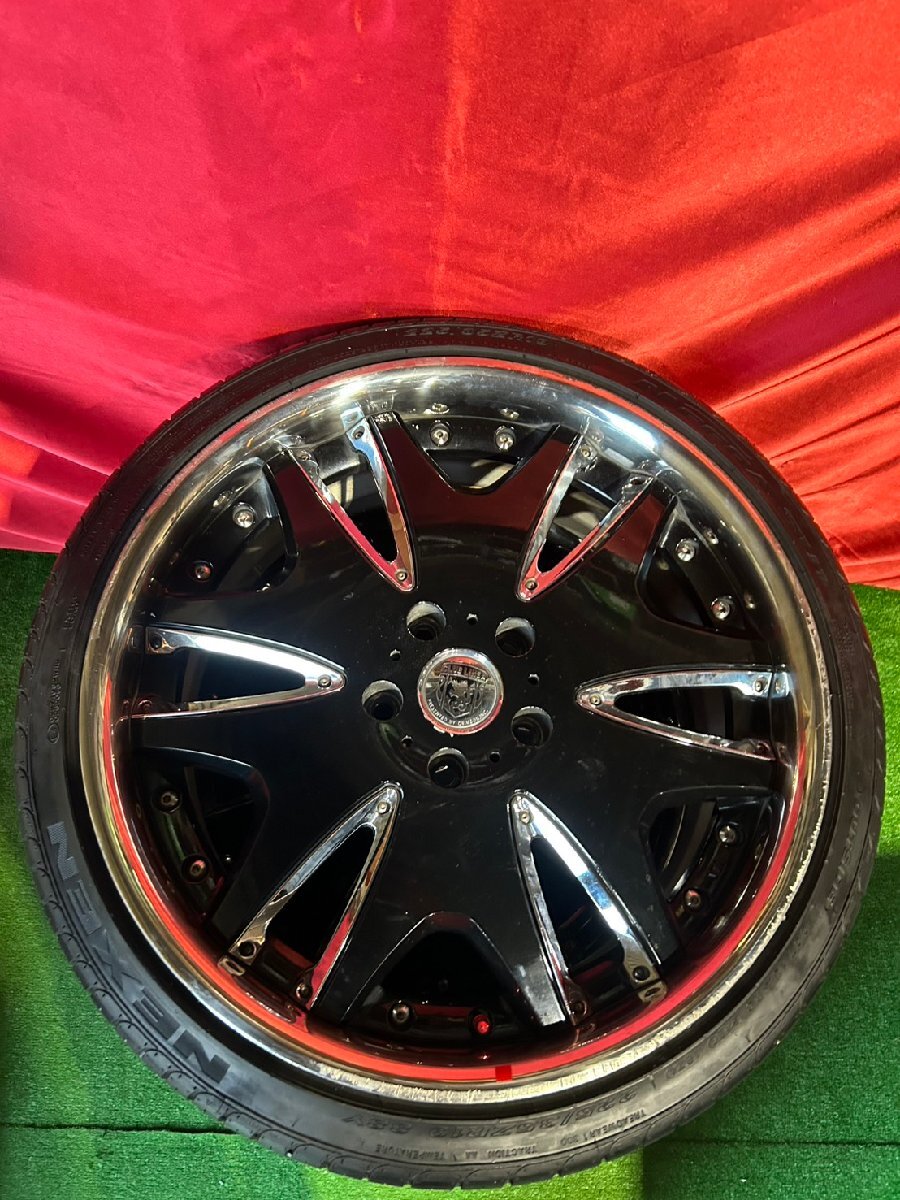 【溝アリ・2024年製】クラブリネア 19インチ 7.5J PCD114.3 5穴 ET53 NEXEN 225/35R19 ノア ヴォクシー　等_画像2