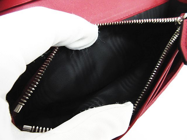  прекрасный товар Salvatore Ferragamo Salvatore Ferragamo двойной gun chi-ni кожа складывающийся пополам длинный кошелек бумажник черный 66A069 с коробкой *3177