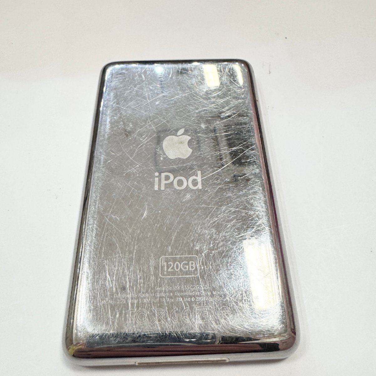 1円～ iPod Classic/アイポッド クラシック Apple/アップル デジタルオーディオプレーヤー MB562J A1238 120GB 通電確認済み 初期化済み_画像3