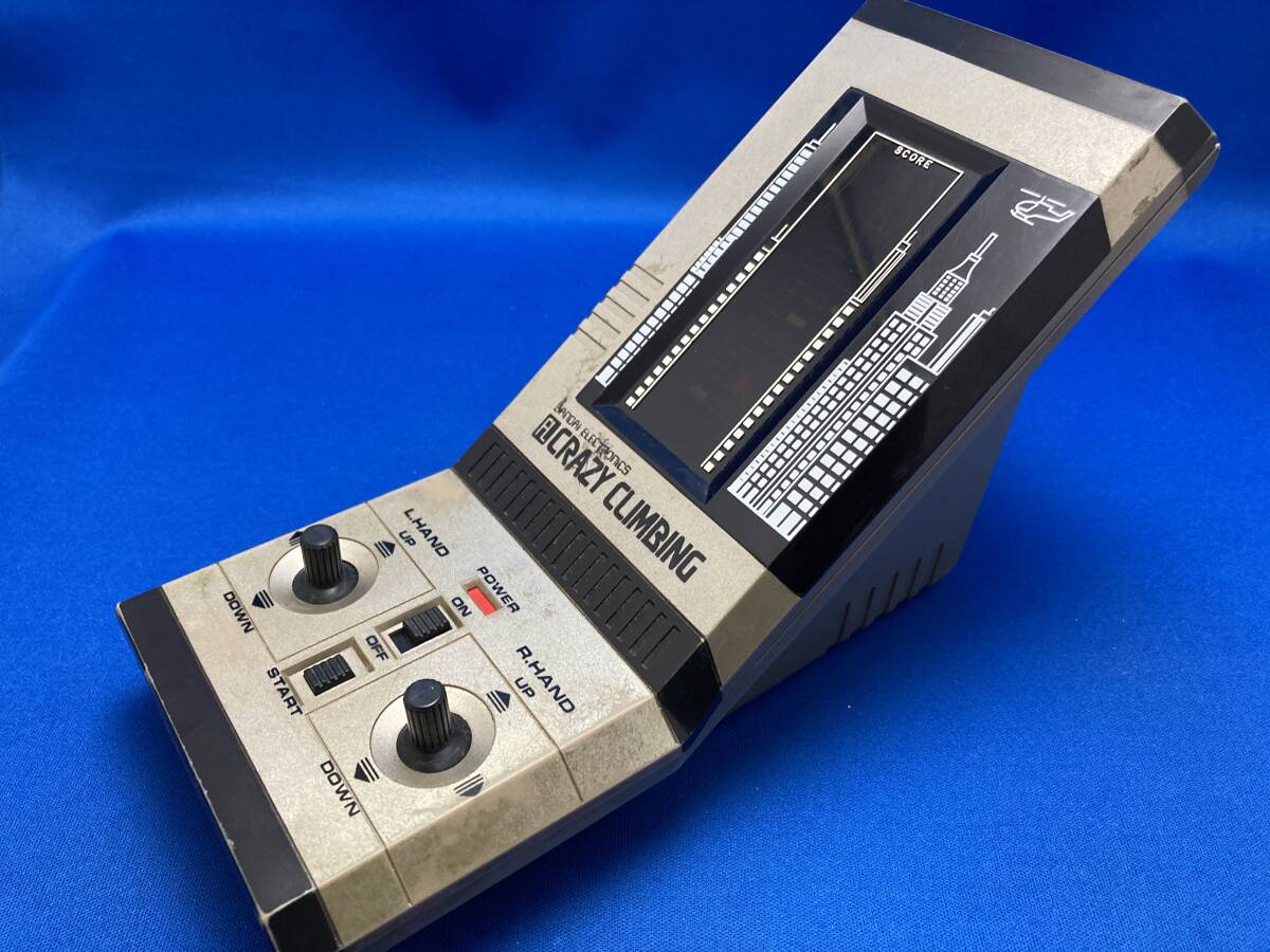 【動作品】FL蛍光管 LSIゲーム FLクレイジークライミング バンダイ ゲームウォッチ LCD 携帯ゲーム BANDAI CRAZY CLIMBING レトロ_画像3