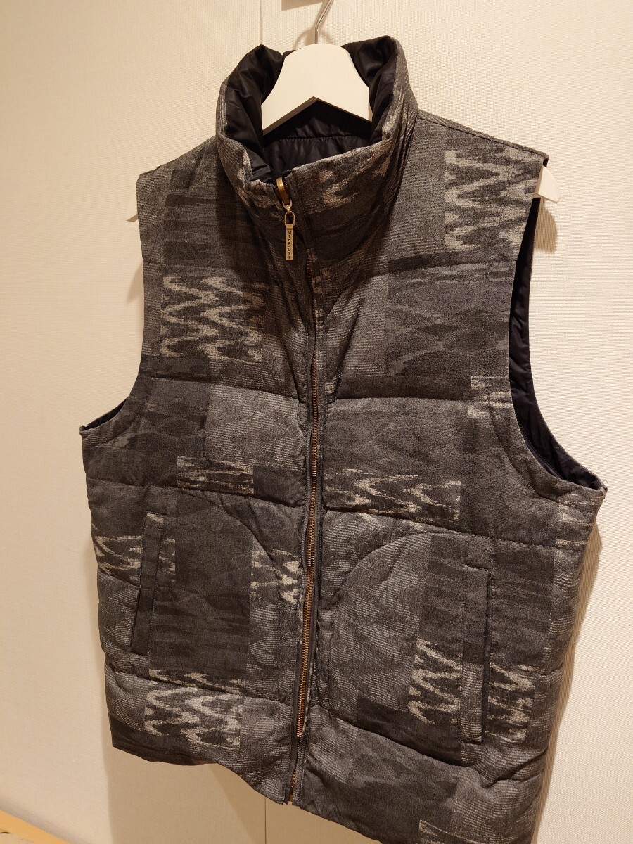 MISSONI ミッソーニ ダウンベスト グレー 大きめＬ 50〜52_画像1