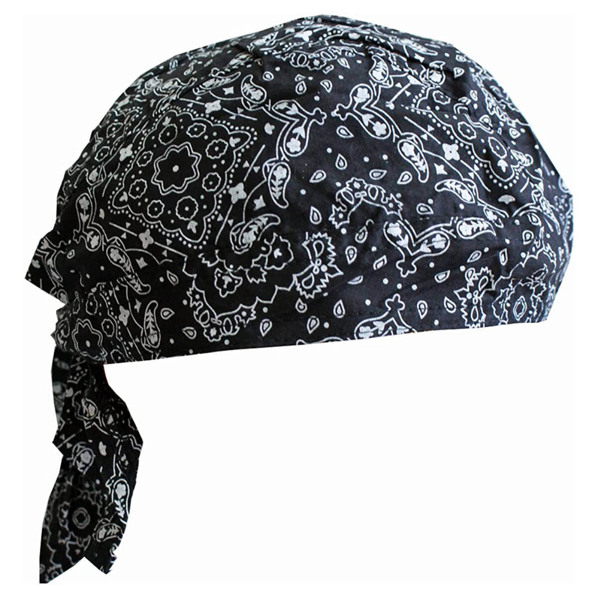 スカーフ バンダナ キャップ ヒップホップバンダナフード 花柄ハンカチ 用サイクリングフード コットンフード ロングテール海賊帽子 ;J816;_画像1