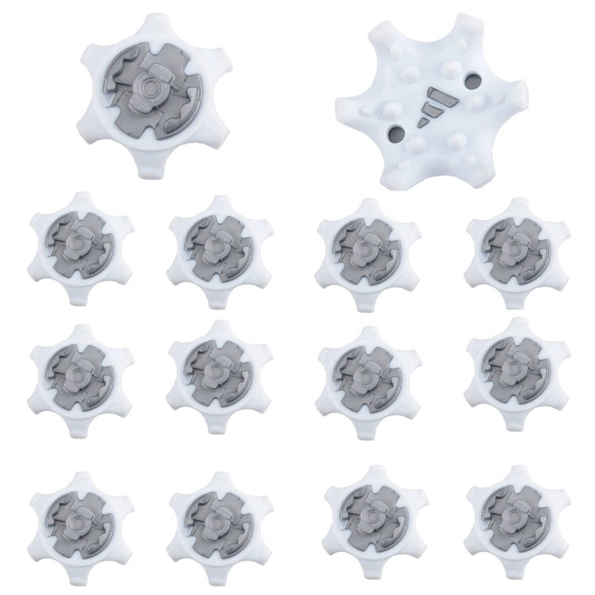 交換用 ゴルフスパイク鋲 ゴルフシューズ用 ゴルフシューズ靴鋲 スティンゴルフ トレーニングガー 滑り止め 靴底の爪 付け替え14個 ;J416;_画像1