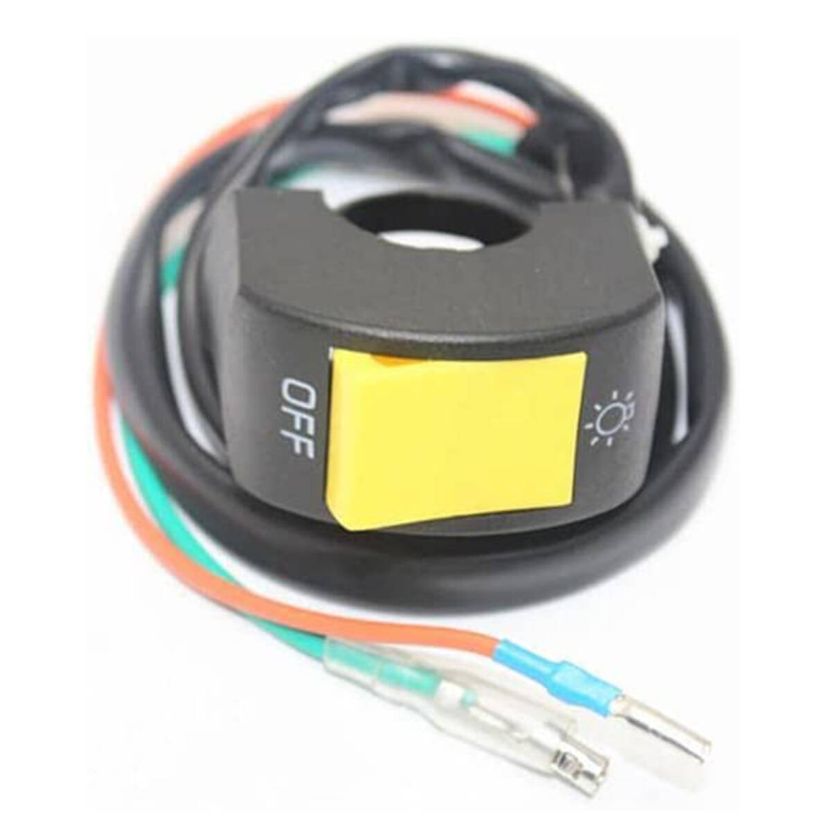 オートバイ改装ヘッドライトスイッチ モトクロスのハンドルバーのライトコントローラ ハンドルアクセサリー オートバイ用品 ;J876;_画像2