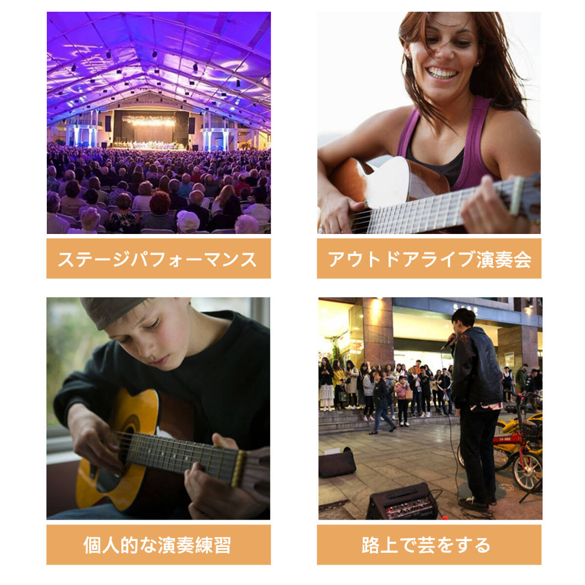 アコースティック ウクレレ ピックアップマイク ピックアップコネクタ 木製アコースティック 使いやすい 簡単装着 楽器アクセサリー ;J475;_画像8