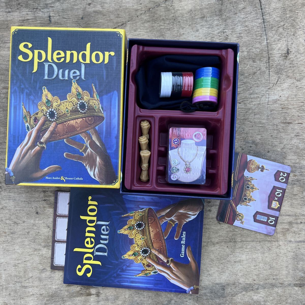 ボードゲーム他まとめ/ MTG 英語版/Splendor/CLANK! CATACOMBS/アエテルナ/スカルキング/THE CRER/Splendor Duel 等 カードゲーム 中古_画像5
