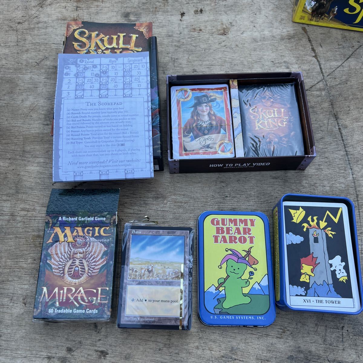 ボードゲーム他まとめ/ MTG 英語版/Splendor/CLANK! CATACOMBS/アエテルナ/スカルキング/THE CRER/Splendor Duel 等 カードゲーム 中古_画像6