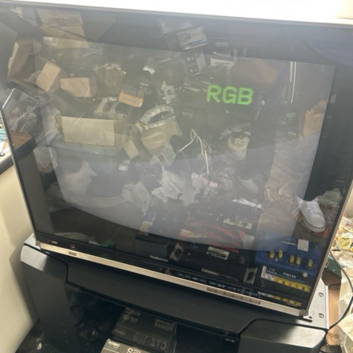 直接受渡し限定!ナショナル TH28-D55GR 28インチ ブラウン管 モニター RGB 通電確認のみ 現状お渡し 京都_画像1