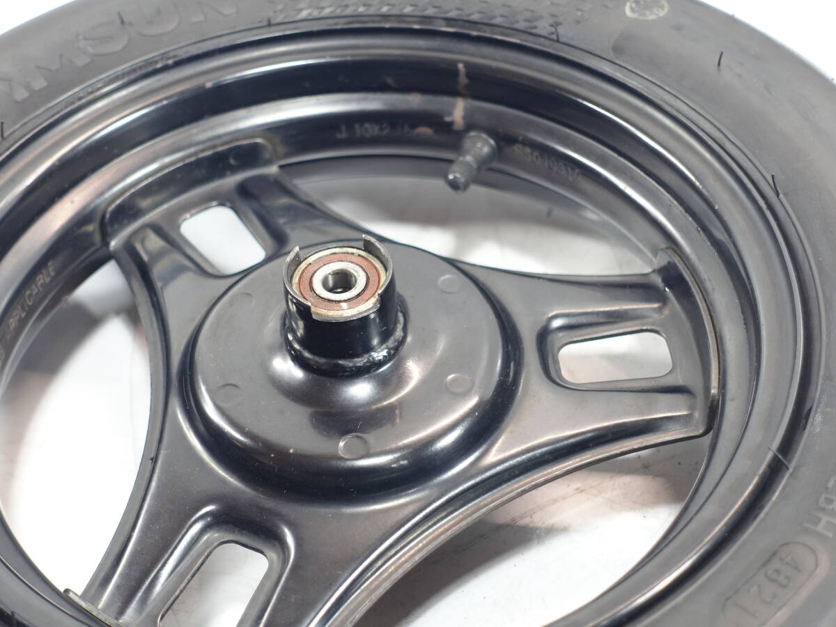 動画あり★スズキ★アドレス V125S (CF4MA-129★純正 フロントホイール タイヤ付き！ フレ無し！ まぁまぁ綺麗！_画像2