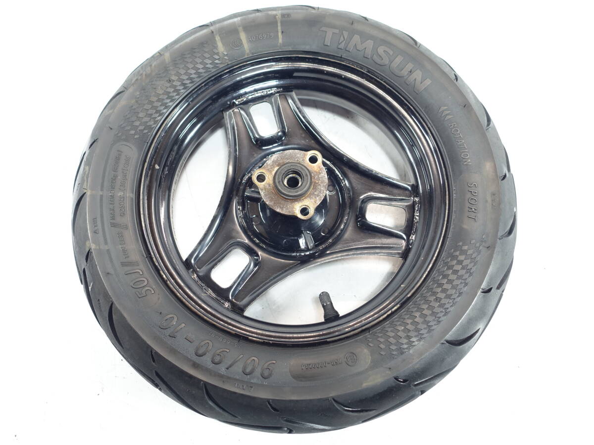 動画あり★スズキ★アドレス V125S (CF4MA-129★純正 フロントホイール タイヤ付き！ フレ無し！ まぁまぁ綺麗！_画像4