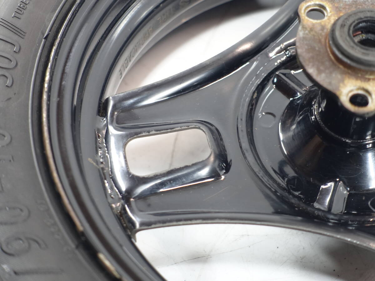 動画あり★スズキ★アドレス V125S (CF4MA-129★純正 フロントホイール タイヤ付き！ フレ無し！ まぁまぁ綺麗！_画像7