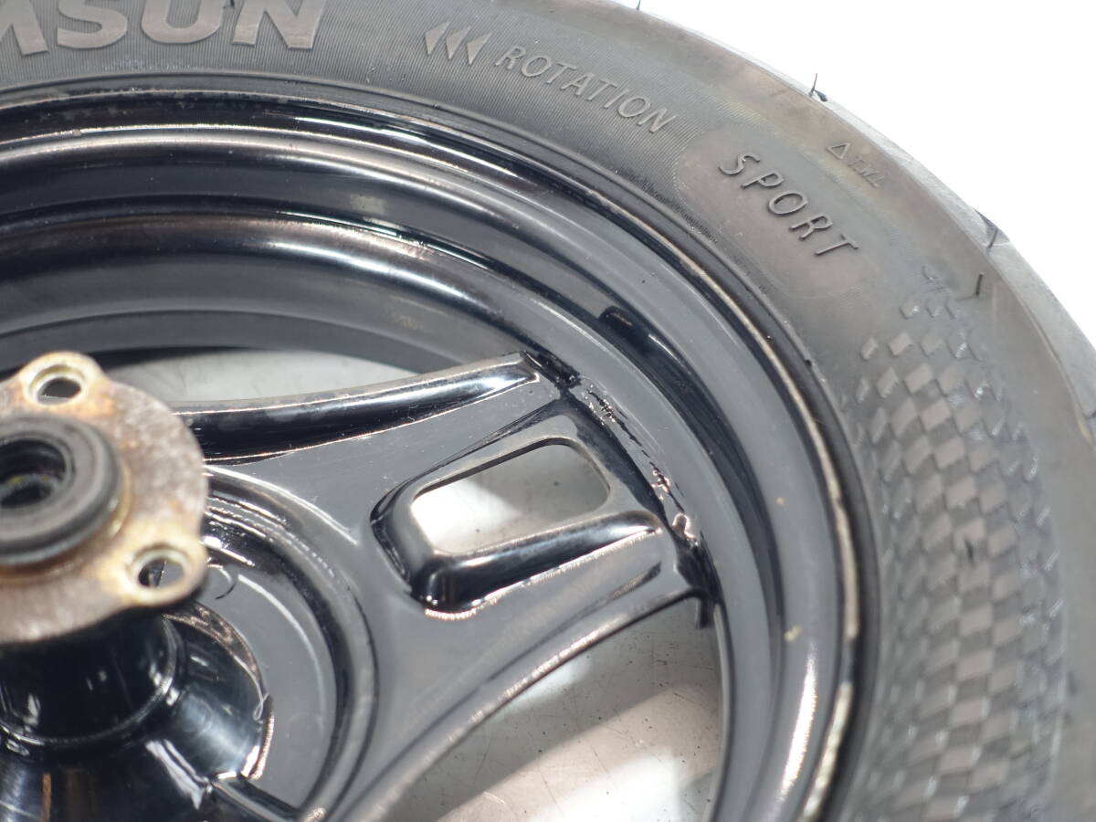 動画あり★スズキ★アドレス V125S (CF4MA-129★純正 フロントホイール タイヤ付き！ フレ無し！ まぁまぁ綺麗！_画像6