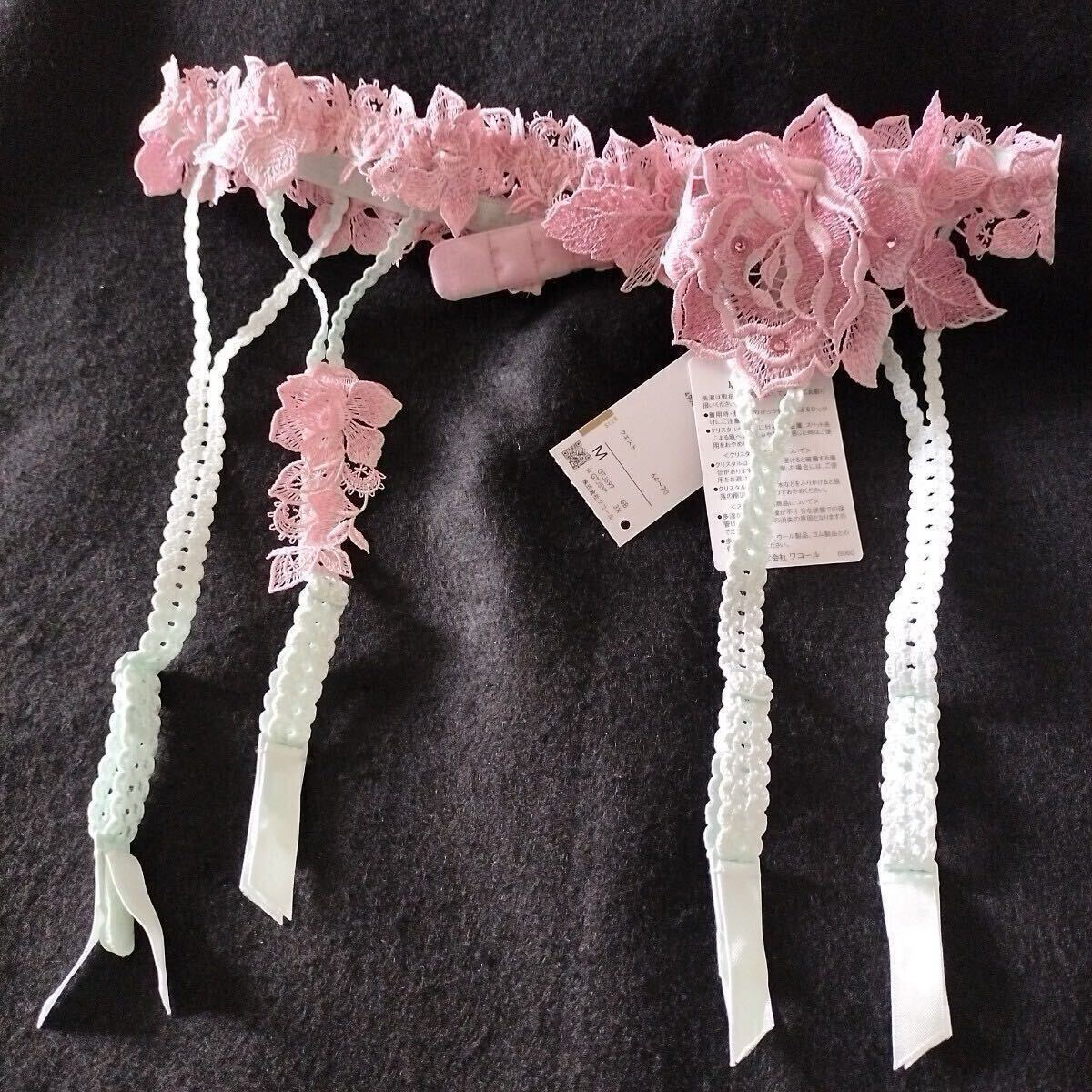 タグ付新品　マレフィセント　店舗限定　97 サルート　ガーター単品　М　WACOAL　 新品未使用品 タグ付　_画像1