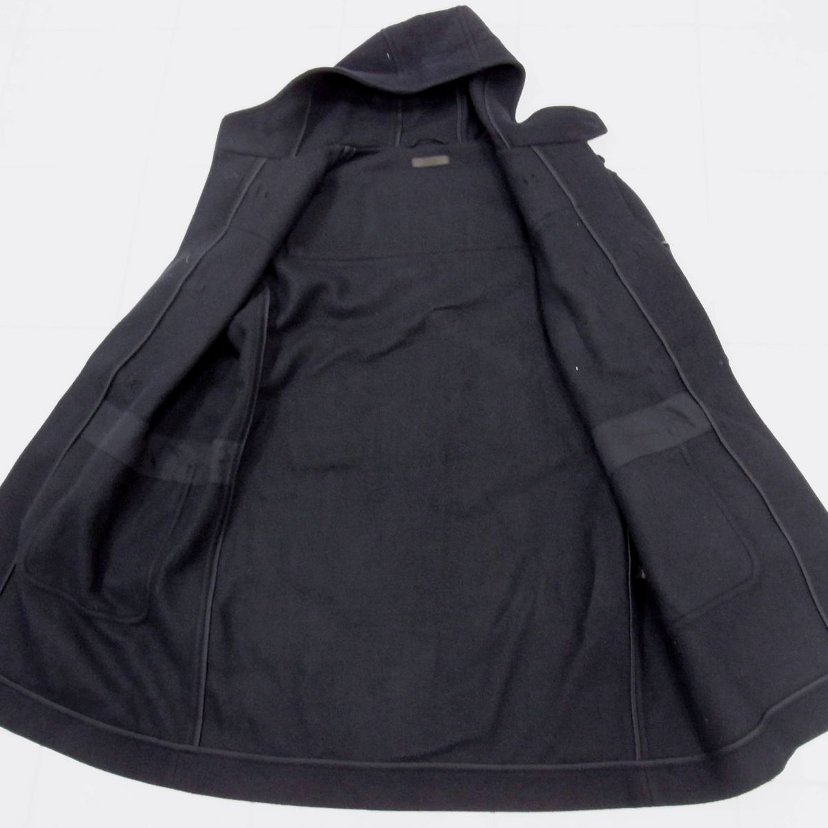 新品タグ付き UNIQLO ユニクロ ウール ダッフルコート ネイビー メンズ 大きめサイズ XXL_画像3