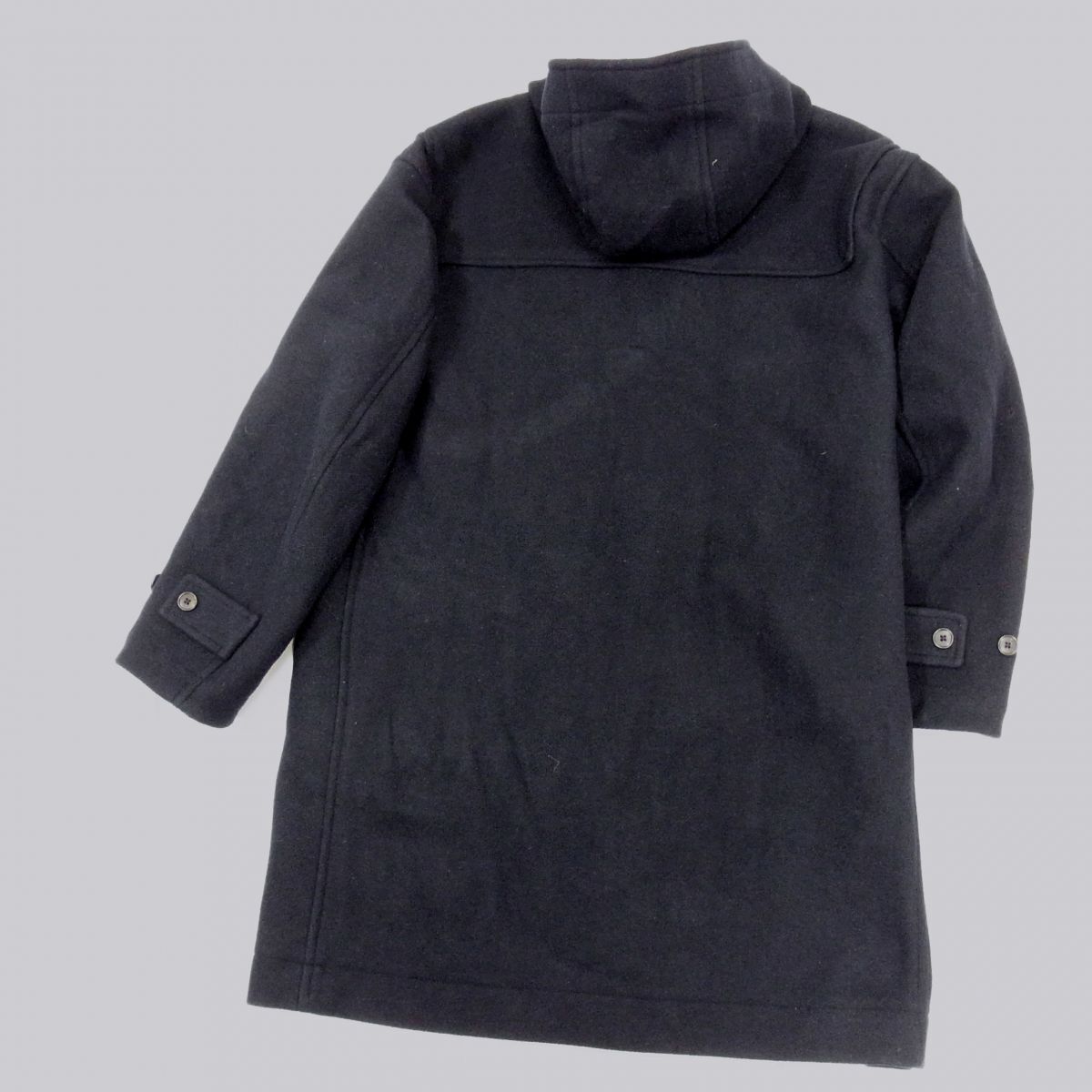 新品タグ付き UNIQLO ユニクロ ウール ダッフルコート ネイビー メンズ 大きめサイズ XXL_画像4