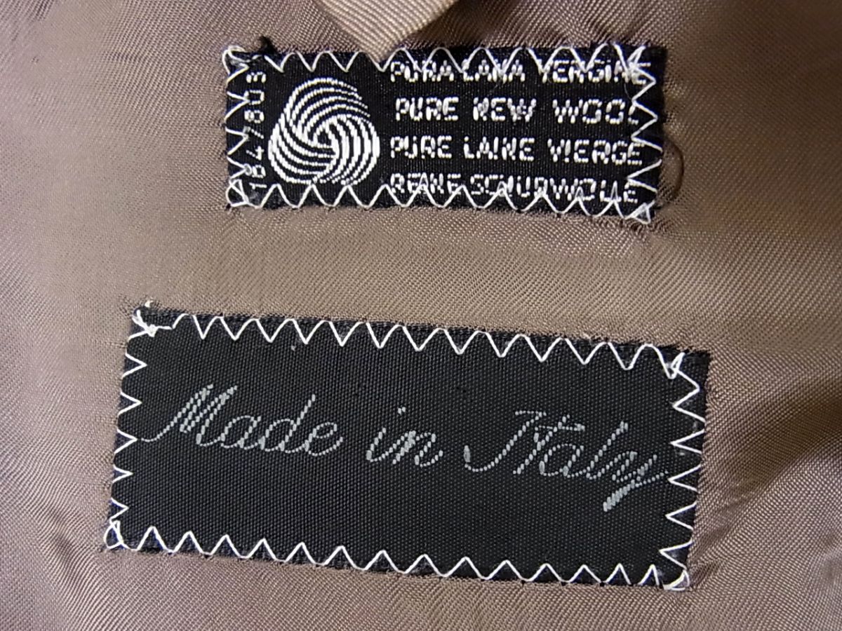 美品◇BALLY バリー ツイード テーラードジャケット ブレザー 紳士服 メンズ イタリア製_画像7