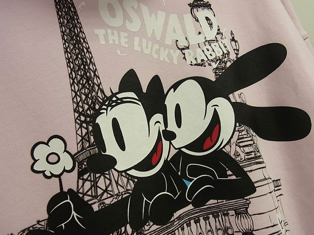 美品 22AW☆GIVENCHY×Disney コラボ パーカー フーディー オズワルド&オルテンシア メンズ OSWALD THE LUCKY RABBIT_画像6