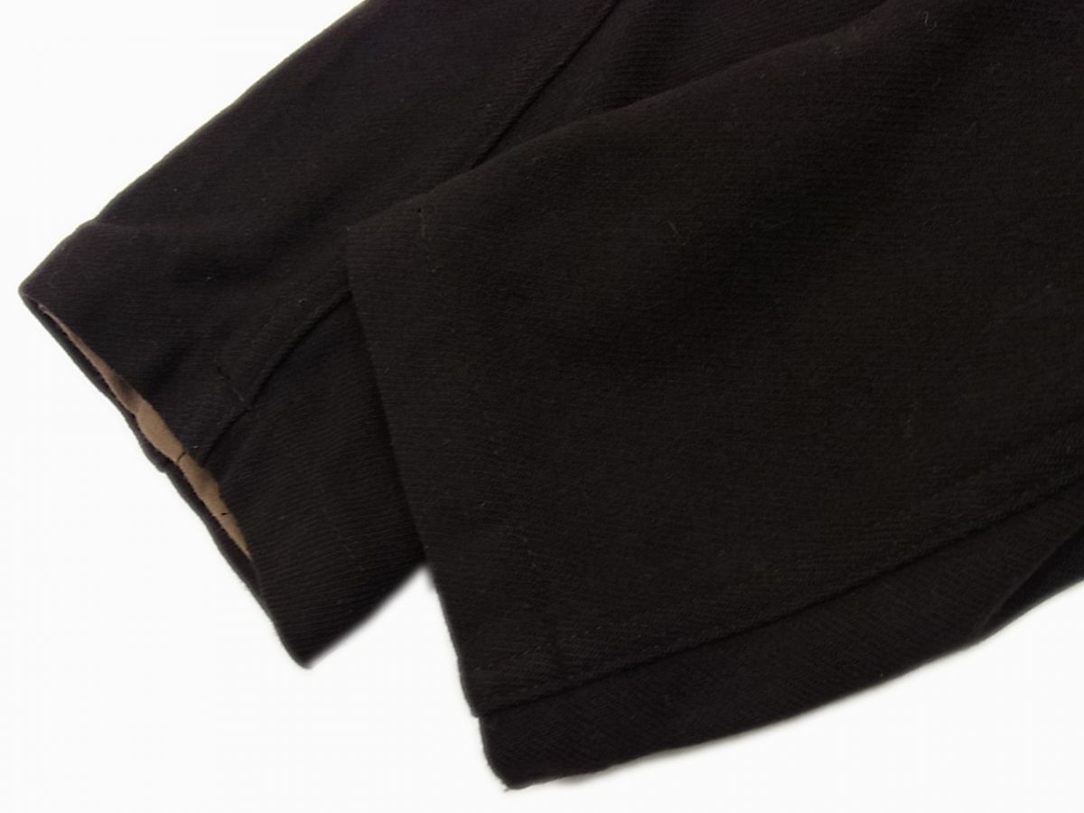 ◇Scye サイ ウール混紡 ショップコート ダークブラウン 秋冬物 メンズアウター_画像5