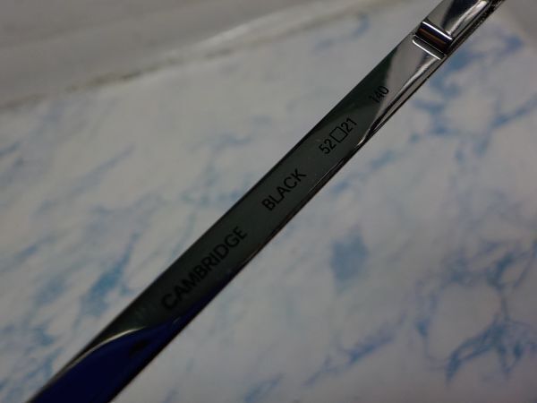 HARDY AMIES оправа для очков CAMBRIDGE 52.21-140 BK сделано в Японии 