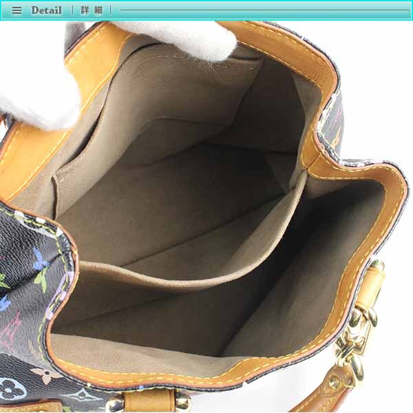 Louis Vuitton ルイヴィトン M40048 オードラ ハンドバッグ ノワール マルチカラーキャンバス レディース 女性 デイリー お出かけ 通勤通学_画像4