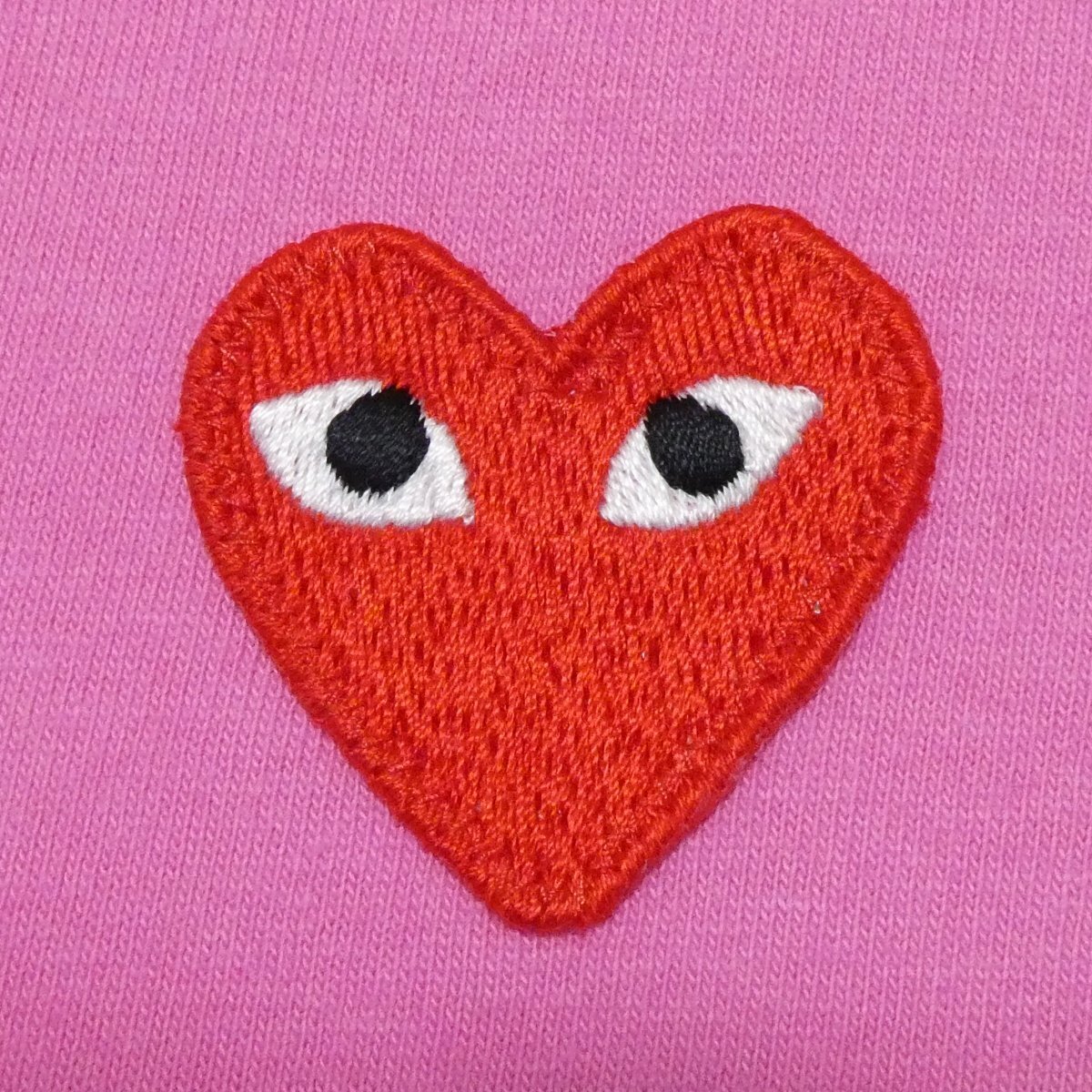 コムデギャルソン ガール ワンピース ピンク L 長袖カットソー NY-T303 Comme Des Garcons GIRL x PLAY 春 秋 美品/ネコポスOK◆T11_画像3