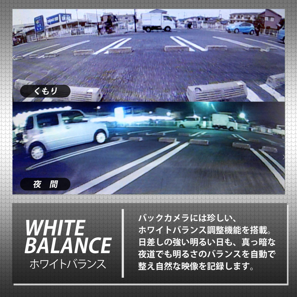 バックカメラ CMD角型 防水 広角120° 小型 車載 高画質 12V 24V 1年保証 角度調節 C858B_画像3
