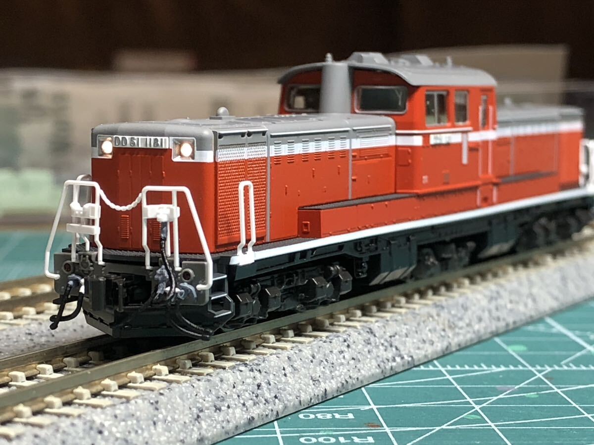 KATO 7008-N DD51 後期 暖地形【DD51 1181】号機、新品加工、高輝度常点灯搭載機_画像3