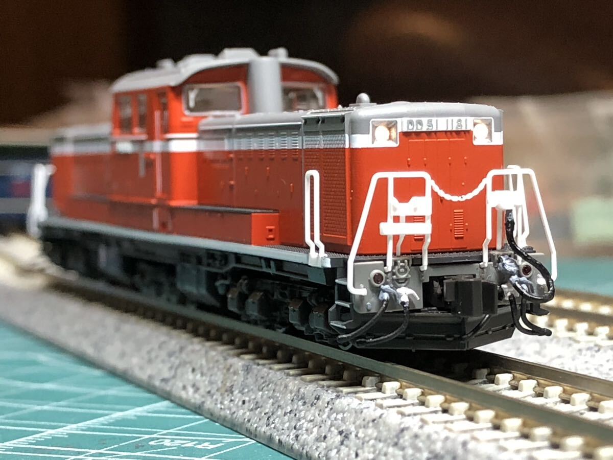 KATO 7008-N DD51 後期 暖地形【DD51 1181】号機、新品加工、高輝度常点灯搭載機_画像5