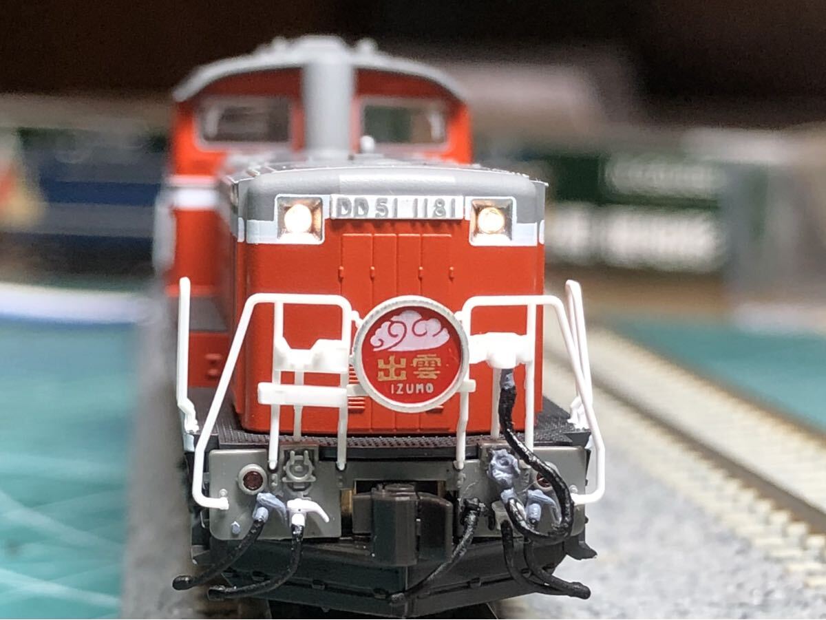 KATO 7008-N DD51 後期 暖地形【DD51 1181】号機、新品加工、高輝度常点灯搭載機_画像4