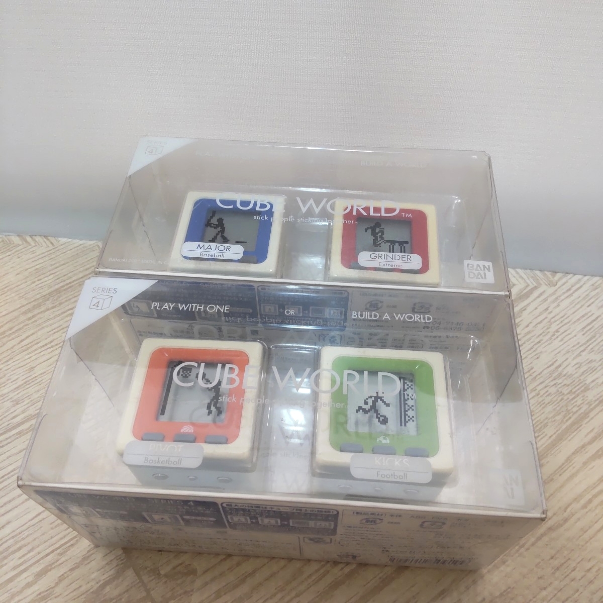  Cube world CUBE WORLD[MAJOR+GRINDER]1 шт [PIVOT+KICKS]1 шт итого 2 шт совместно Bandai 