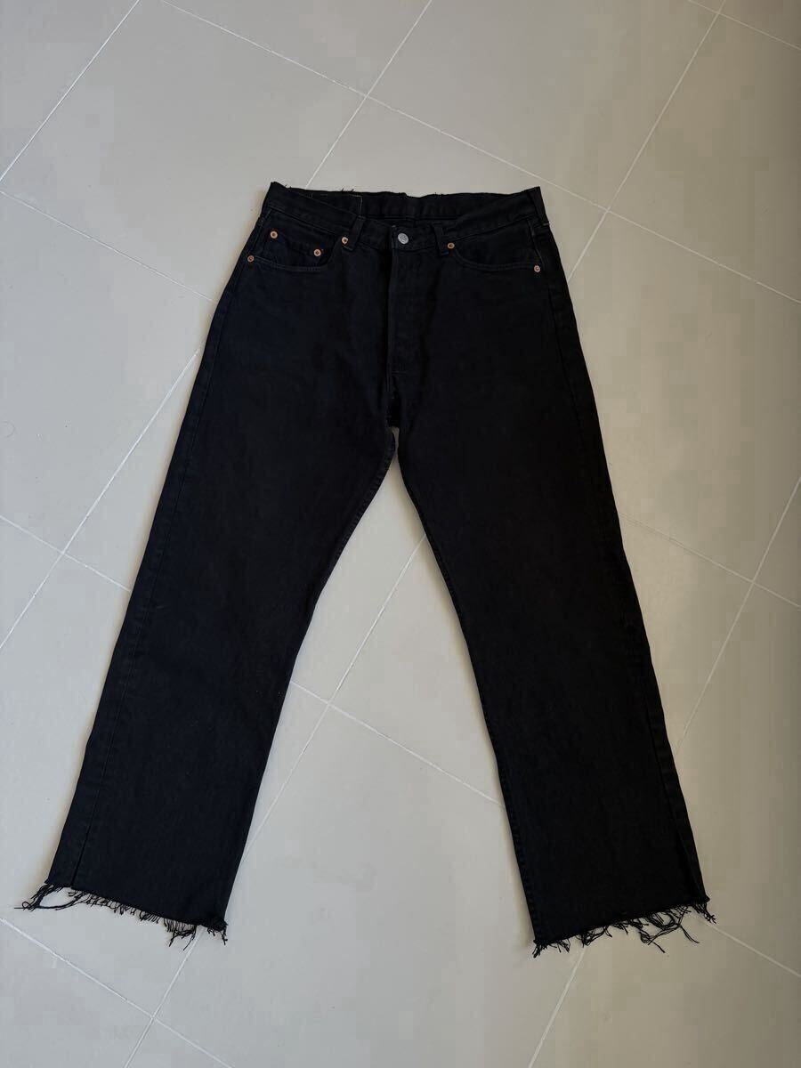 UKLevi’s 501 black W34 UKリーバイス ブラック イギリス製_画像1