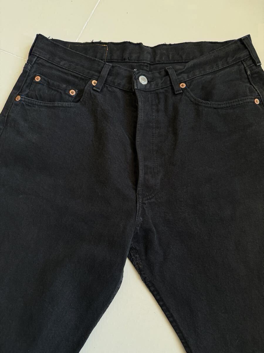UKLevi’s 501 black W34 UKリーバイス ブラック イギリス製_画像3