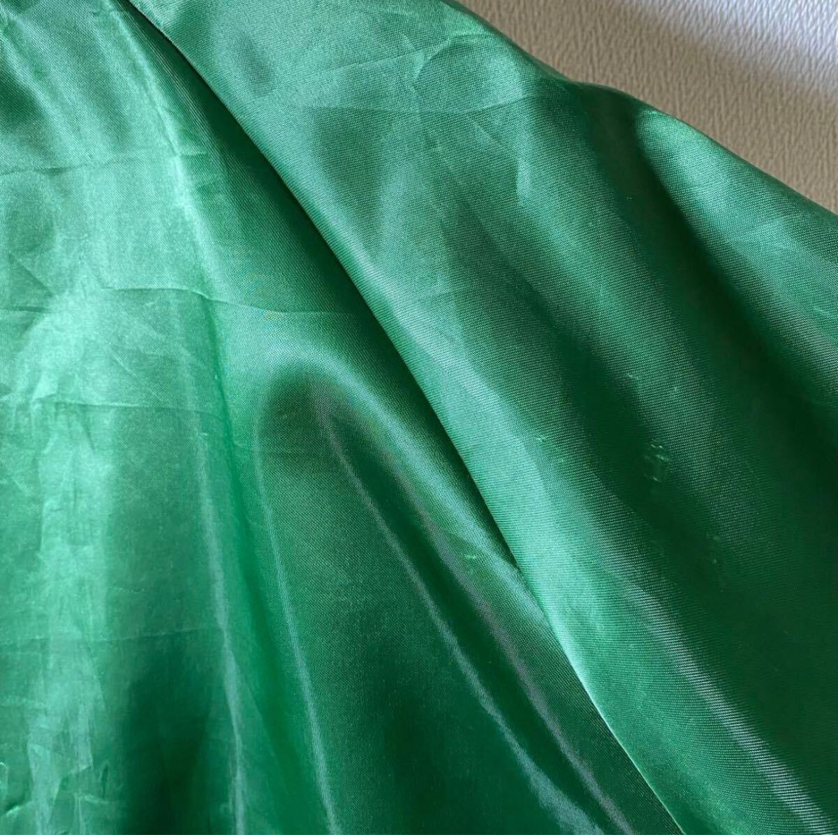 90s chalk line USA celtics NBA スタジャン vintage チーム グリーン L_画像9