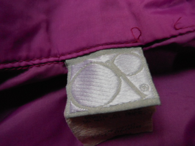 送料無料です◆Ocean Pacific オーシャンパシフィック◆紫色 ナイロン ジャケット 身幅60cm 総丈65cm_画像5